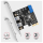 AXAGON Kontroler PCIe 2+2x port USB 3.2 GEN - 1317154 - zdjęcie 3
